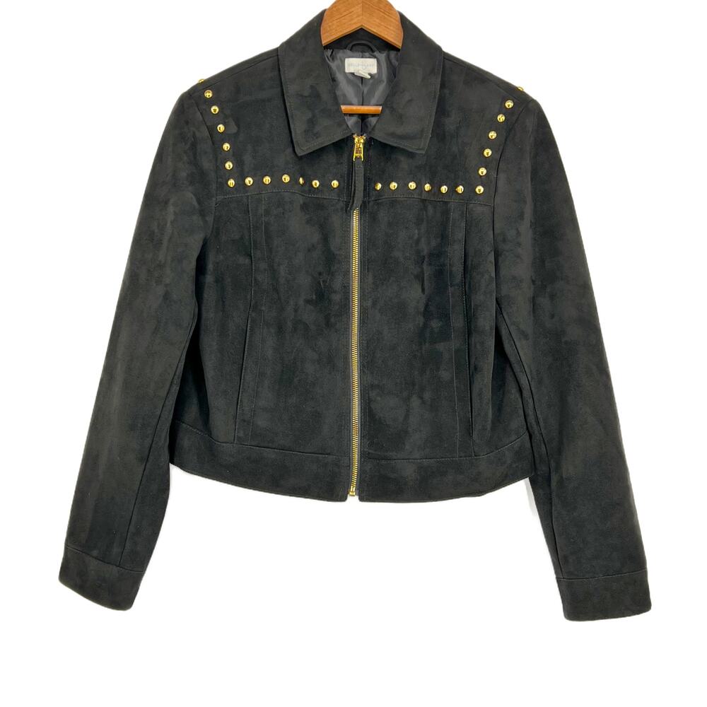 Belle + Sky Faux Suede Studded Jacket size Large - Picture 5 of 13